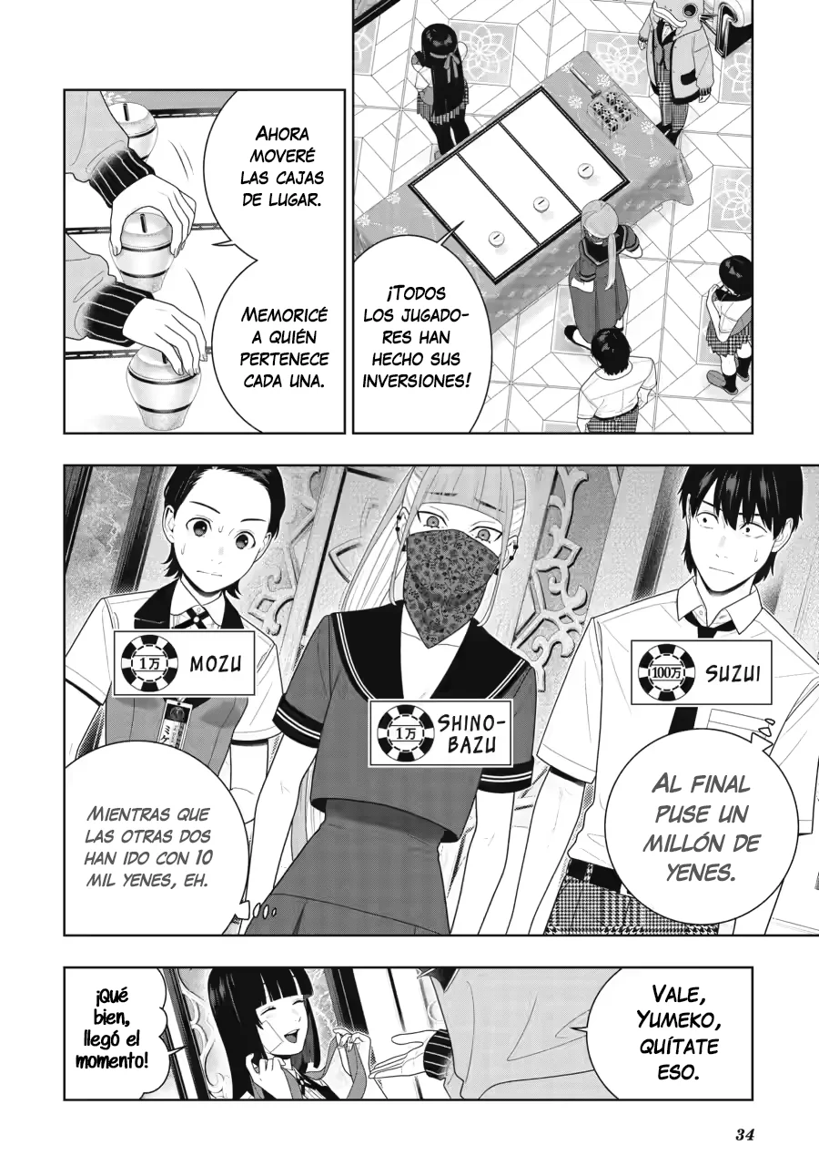 Kakegurui: Compulsive Gambler Capítulo 113 - Page 34