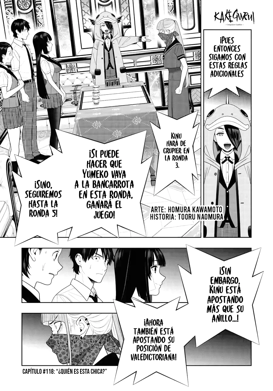 Kakegurui: Compulsive Gambler Capítulo 118 - Page 2