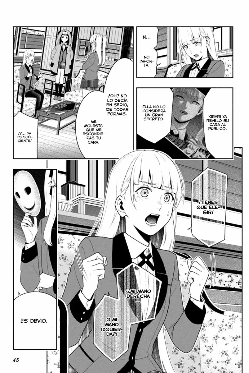 Kakegurui: Compulsive Gambler Capítulo 40 - Page 46