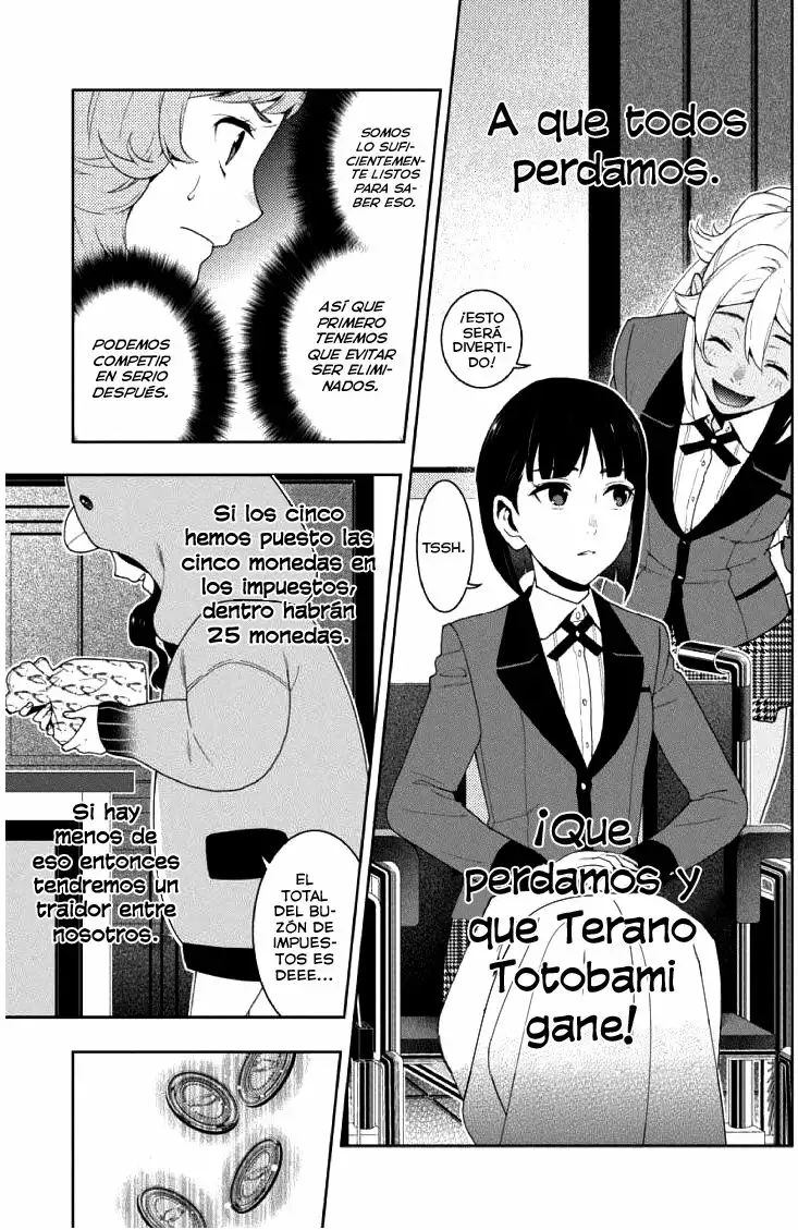 Kakegurui: Compulsive Gambler Capítulo 46 - Page 42