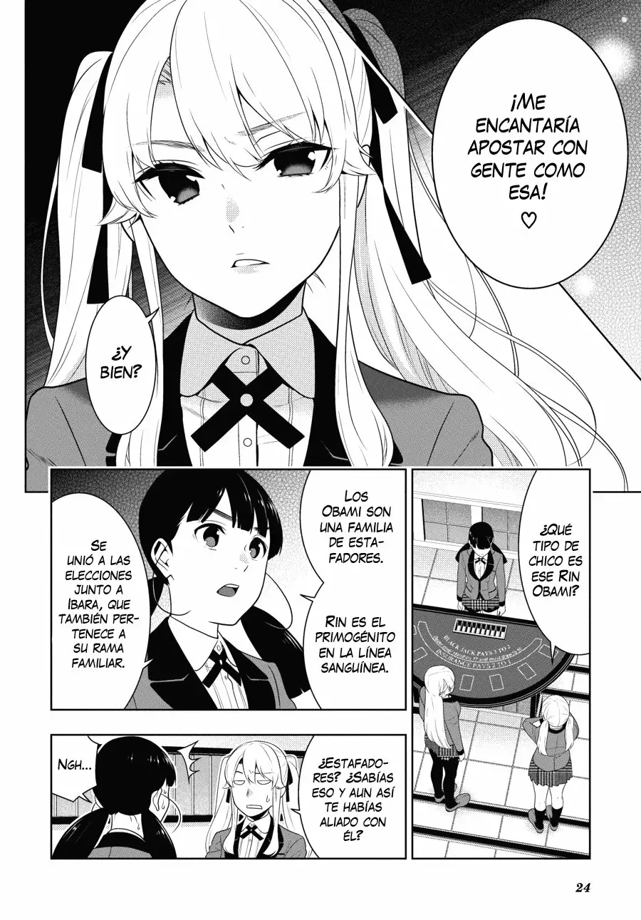 Kakegurui: Compulsive Gambler Capítulo 57 - Page 24