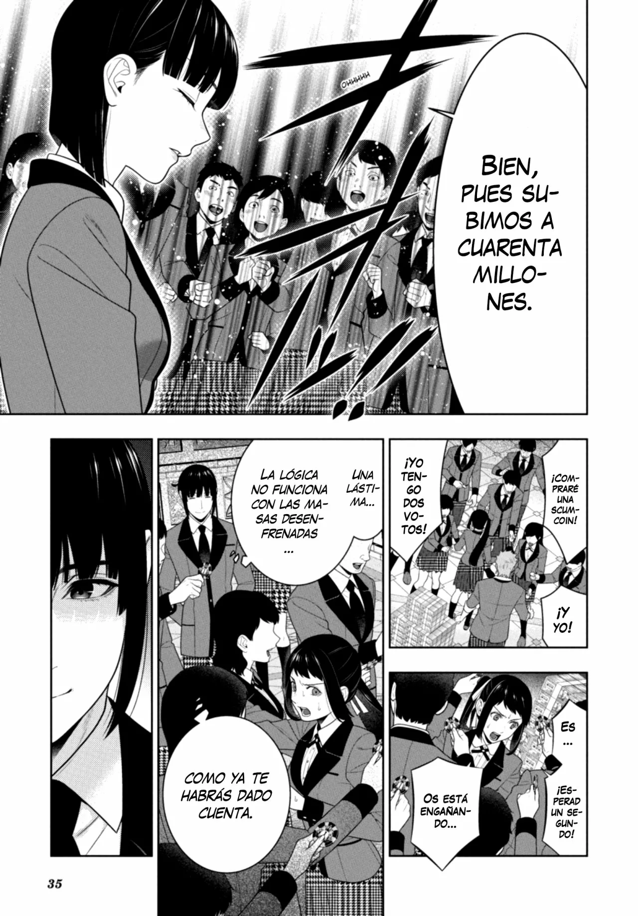 Kakegurui: Compulsive Gambler Capítulo 90 - Page 37