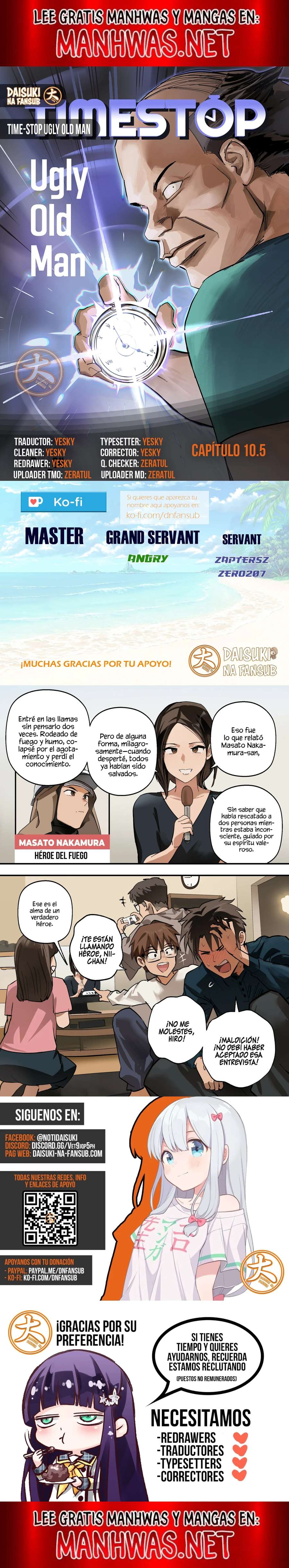 Time-stop Ugly Old Man Capítulo 10.5 - Page 1