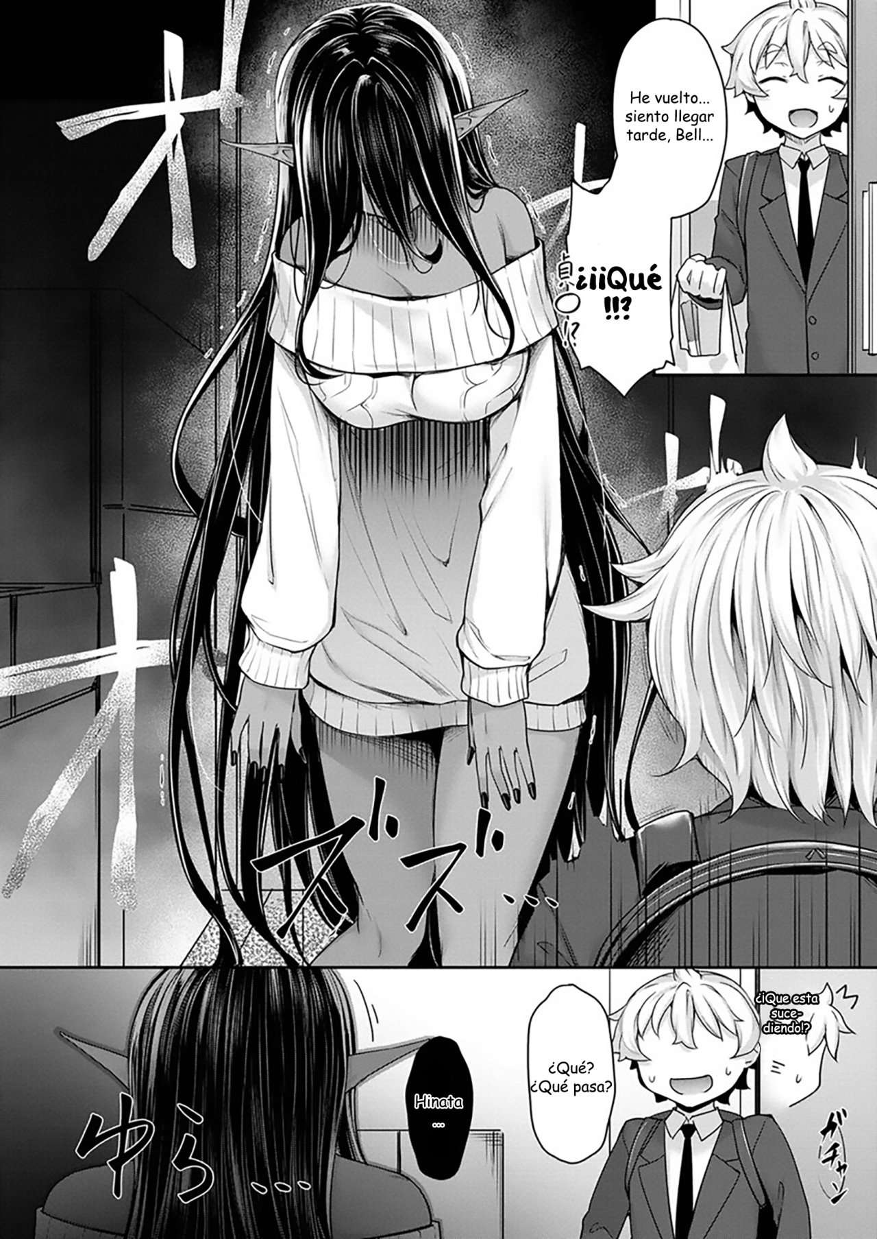 Chotto dake ai ga omoi Dark Elf ga Isekai kara oikakete kita Capítulo 3.5 - Page 7