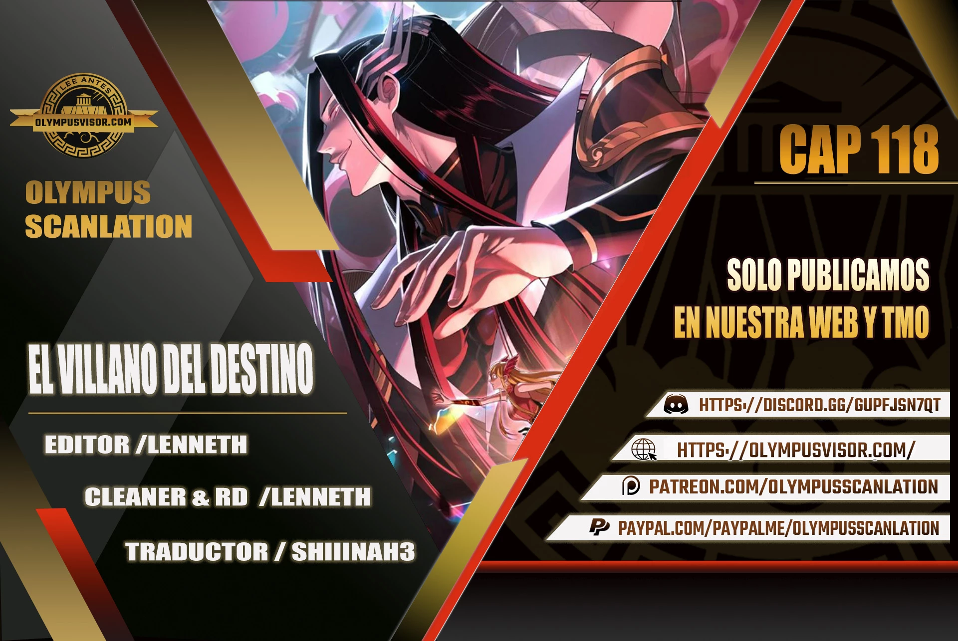 El Villano Del Destino Capítulo 118 - Page 1