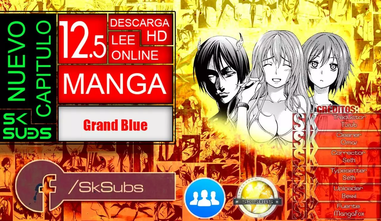 Grand Blue Capítulo 12.5 - Page 1
