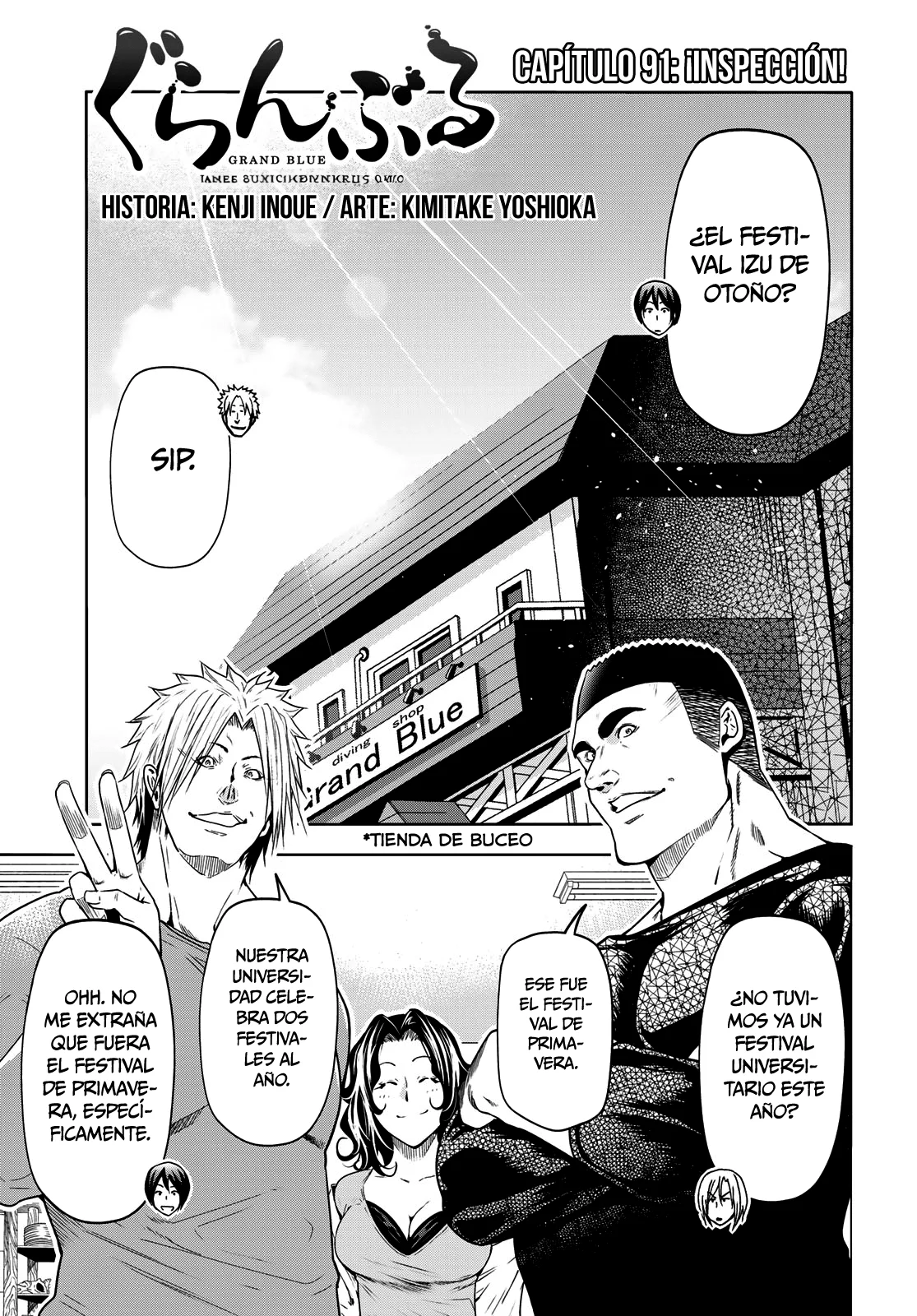 Grand Blue Capítulo 91 - Page 5