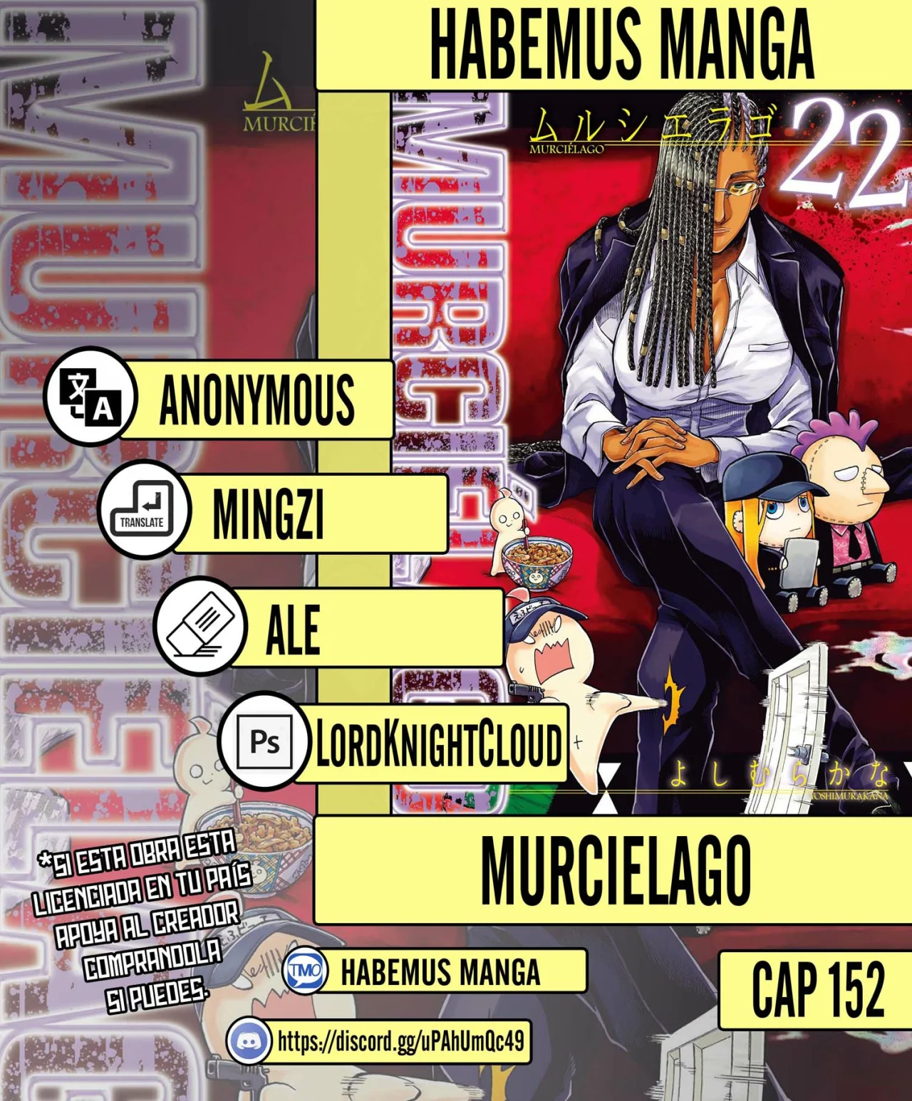 Murcielago Capítulo 152 - Page 1