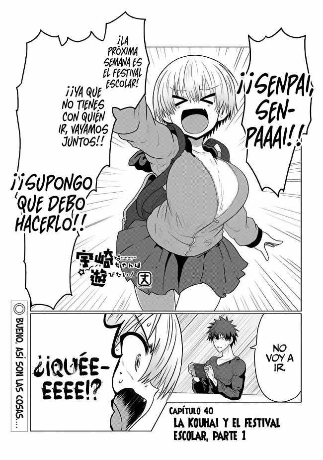 Uzaki-chan wa Asobitai! Capítulo 40 - Page 3