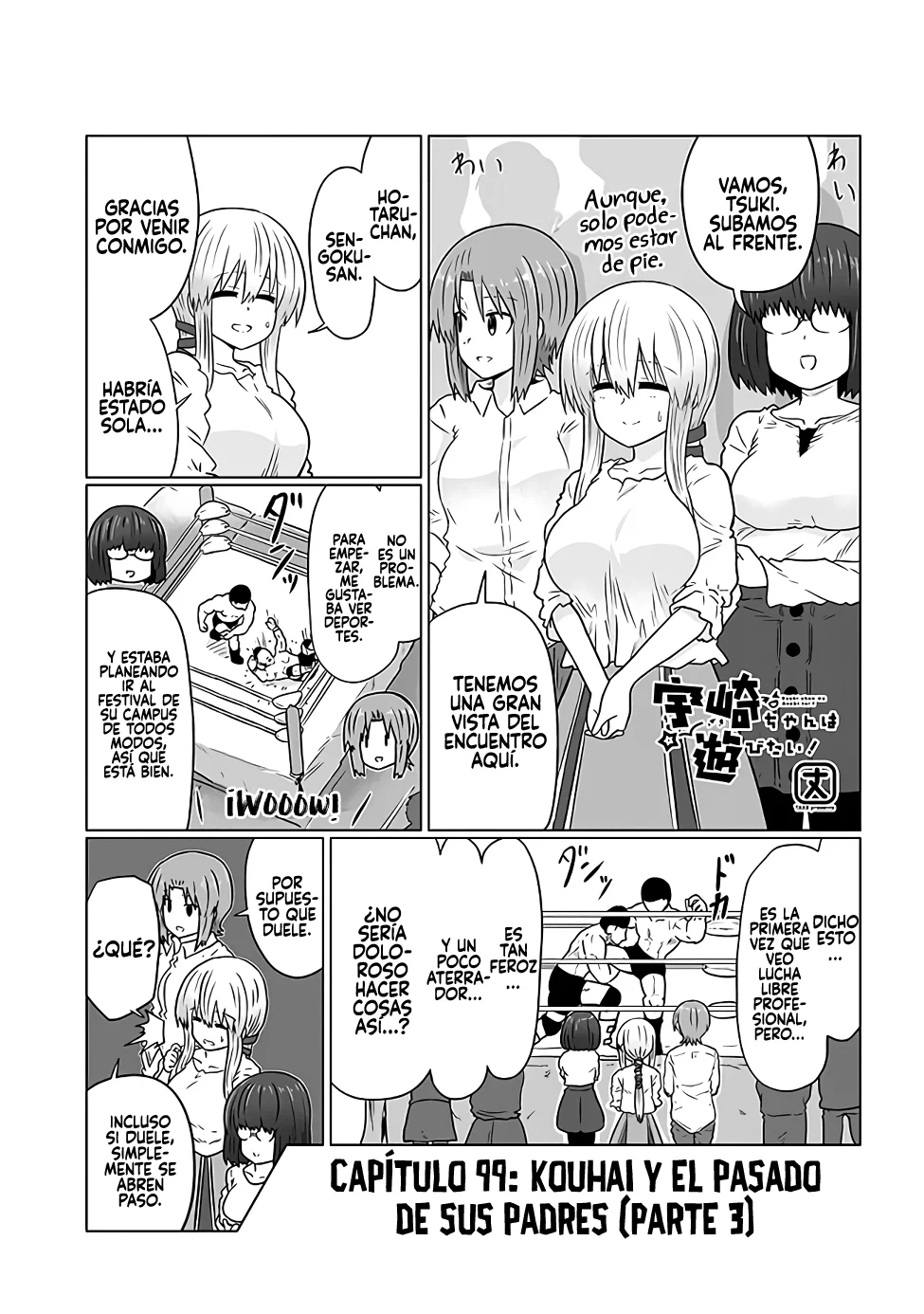 Uzaki-chan wa Asobitai! Capítulo 99 - Page 3