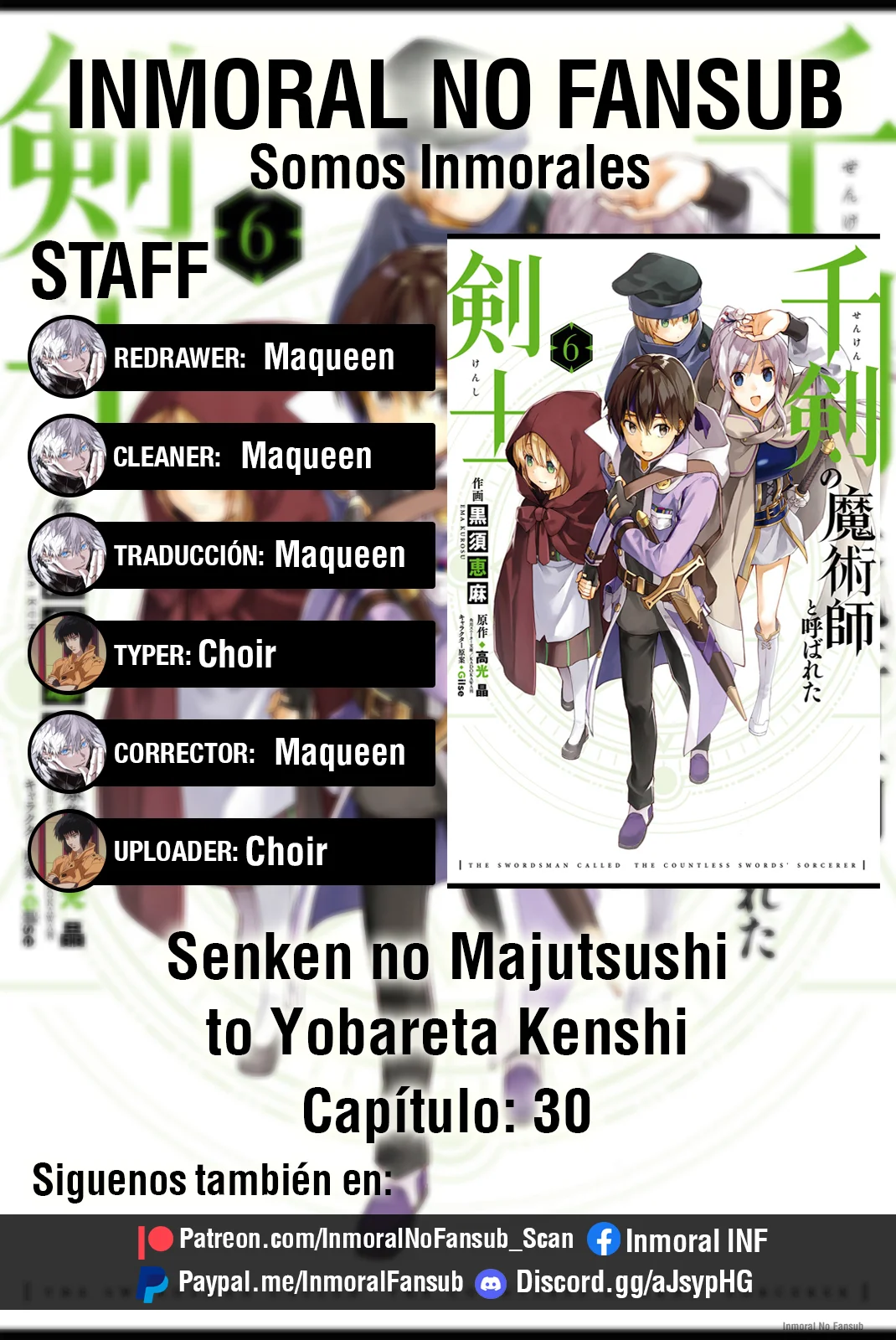 Senken no Majutsushi to Yobareta Kenshi Capítulo 30 - Page 1